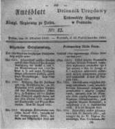Amtsblatt der K&ouml;niglichen Regierung zu Posen. 1831.10.18 Nro.42