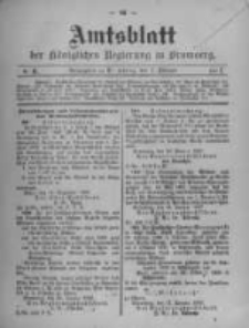 Amtsblatt der K&ouml;niglichen Preussischen Regierung zu Bromberg. 1907.02.07 No.6
