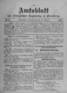 Amtsblatt der K&ouml;niglichen Preussischen Regierung zu Bromberg. 1907.02.28 No.9