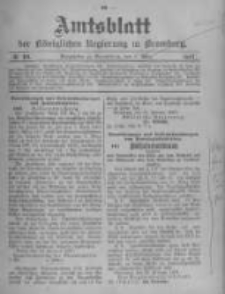 Amtsblatt der K&ouml;niglichen Preussischen Regierung zu Bromberg. 1907.03.07 No.10