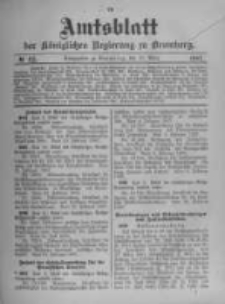 Amtsblatt der Königlichen Preussischen Regierung zu Bromberg. 1907.03.21 No.12
