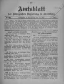 Amtsblatt der K&ouml;niglichen Preussischen Regierung zu Bromberg. 1907.07.18 No.29