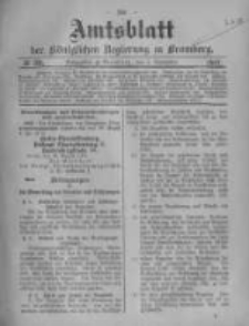 Amtsblatt der Königlichen Preussischen Regierung zu Bromberg. 1907.09.05 No.36