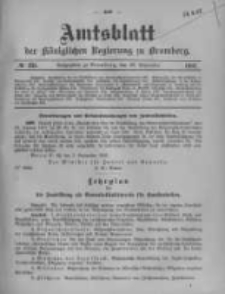 Amtsblatt der K&ouml;niglichen Preussischen Regierung zu Bromberg. 1907.09.26 No.39