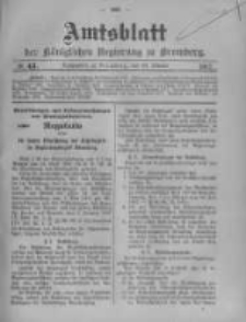 Amtsblatt der Königlichen Preussischen Regierung zu Bromberg. 1907.10.24 No.43