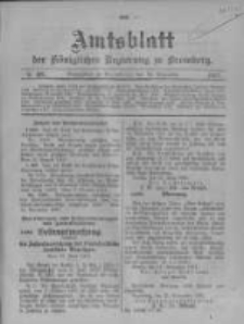 Amtsblatt der K&ouml;niglichen Preussischen Regierung zu Bromberg. 1907.11.28 No.48