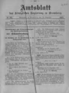 Amtsblatt der Königlichen Preussischen Regierung zu Bromberg. 1907.12.26 No.52