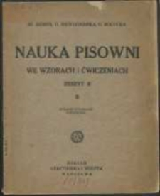 Nauka pisowni we wzorach i ćwiczeniach. Z. 2 B