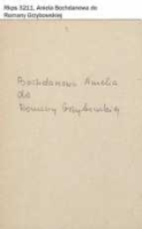 Zbiory Specjalne Biblioteki Naukowej PAN i PAU w Krakowie: Teka Listy różne