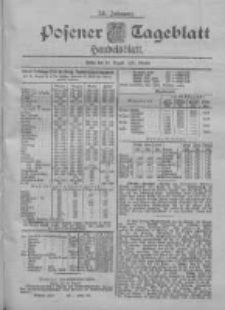 Posener Tageblatt. Handelsblatt 1900.08.24 Jg.39