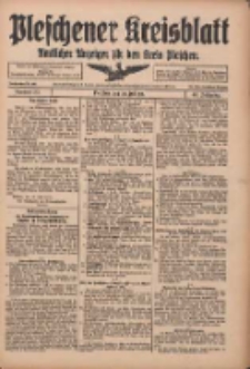 Pleschener Kreisblatt: Amtlicher Anzeiger f&uuml;r den Kreis Pleschen 1915.07.24 Jg.63 Nr59