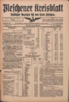 Pleschener Kreisblatt: Amtlicher Anzeiger f&uuml;r den Kreis Pleschen 1915.07.28 Jg.63 Nr60