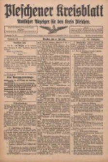 Pleschener Kreisblatt: Amtlicher Anzeiger f&uuml;r den Kreis Pleschen 1915.07.31 Jg.63 Nr61