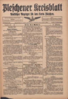 Pleschener Kreisblatt: Amtlicher Anzeiger f&uuml;r den Kreis Pleschen 1915.10.16 Jg.63 Nr83