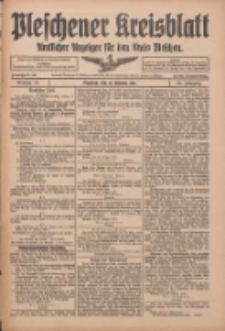 Pleschener Kreisblatt: Amtlicher Anzeiger f&uuml;r den Kreis Pleschen 1915.10.23 Jg.63 Nr85
