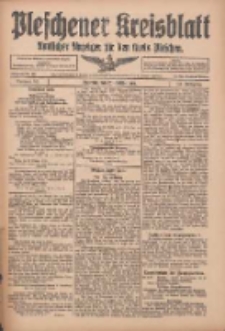 Pleschener Kreisblatt: Amtlicher Anzeiger f&uuml;r den Kreis Pleschen 1915.10.27 Jg.63 Nr86