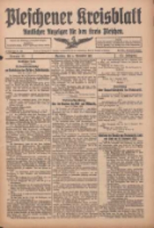 Pleschener Kreisblatt: Amtlicher Anzeiger für den Kreis Pleschen 1915.11.06 Jg.63 Nr89