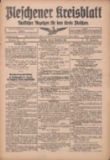 Pleschener Kreisblatt: Amtlicher Anzeiger für den Kreis Pleschen 1915.11.13 Jg.63 Nr91