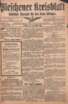 Pleschener Kreisblatt: Amtlicher Anzeiger f&uuml;r den Kreis Pleschen 1915.12.29 Jg.63 Nr104