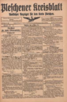 Pleschener Kreisblatt: Amtlicher Anzeiger für den Kreis Pleschen 1916.03.21 Jg.64 Nr24