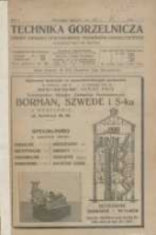Technika Gorzelnicza: organ Związku Zawodowego Technik&oacute;w Gorzelniczych 1922 styczeń/luty R.1 Nr1/2
