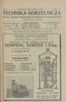 Technika Gorzelnicza: organ Związku Zawodowego Techników Gorzelniczych 1922 marzec/kwiecień R.1 Nr3/4