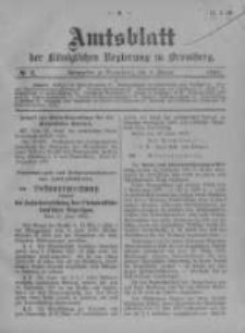 Amtsblatt der K&ouml;niglichen Preussischen Regierung zu Bromberg. 1908.01.09 No.2