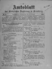 Amtsblatt der K&ouml;niglichen Preussischen Regierung zu Bromberg. 1908.01.30 No.5