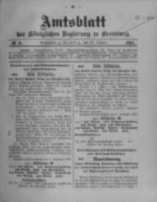 Amtsblatt der K&ouml;niglichen Preussischen Regierung zu Bromberg. 1908.02.27 No.9