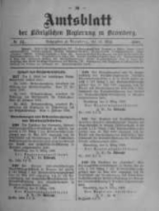 Amtsblatt der K&ouml;niglichen Preussischen Regierung zu Bromberg. 1908.03.12 No.11