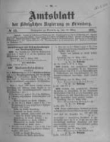 Amtsblatt der K&ouml;niglichen Preussischen Regierung zu Bromberg. 1908.03.19 No.12