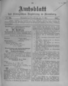 Amtsblatt der K&ouml;niglichen Preussischen Regierung zu Bromberg. 1908.05.14 No.20