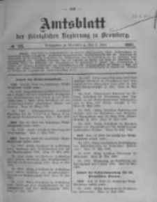 Amtsblatt der K&ouml;niglichen Preussischen Regierung zu Bromberg. 1908.06.04 No.23