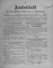 Amtsblatt der K&ouml;niglichen Preussischen Regierung zu Bromberg. 1908.06.18 No.25