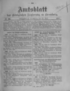 Amtsblatt der K&ouml;niglichen Preussischen Regierung zu Bromberg. 1908.06.25 No.26