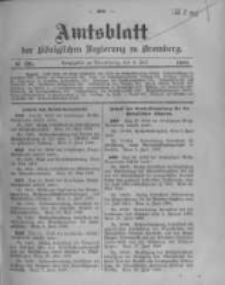Amtsblatt der K&ouml;niglichen Preussischen Regierung zu Bromberg. 1908.07.09 No.28