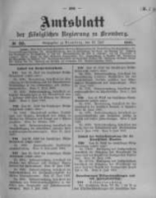 Amtsblatt der K&ouml;niglichen Preussischen Regierung zu Bromberg. 1908.07.23 No.30