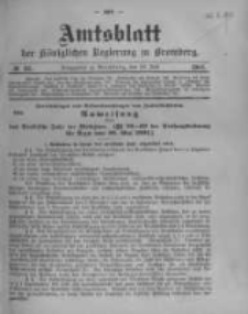 Amtsblatt der K&ouml;niglichen Preussischen Regierung zu Bromberg. 1908.07.30 No.31