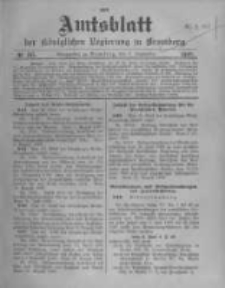 Amtsblatt der K&ouml;niglichen Preussischen Regierung zu Bromberg. 1908.09.03 No.36