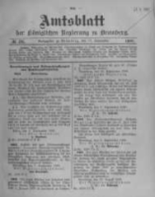 Amtsblatt der K&ouml;niglichen Preussischen Regierung zu Bromberg. 1908.09.17 No.38