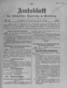 Amtsblatt der K&ouml;niglichen Preussischen Regierung zu Bromberg. 1908.10.29 No.44