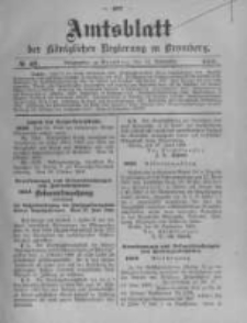 Amtsblatt der K&ouml;niglichen Preussischen Regierung zu Bromberg. 1908.11.12 No.46