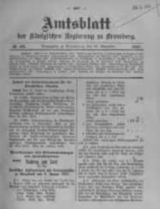Amtsblatt der K&ouml;niglichen Preussischen Regierung zu Bromberg. 1908.11.26 No.48