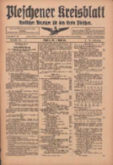 Pleschener Kreisblatt: Amtlicher Anzeiger für den Kreis Pleschen 1916.04.05 Jg.64 Nr28