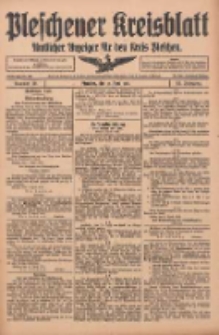 Pleschener Kreisblatt: Amtlicher Anzeiger f&uuml;r den Kreis Pleschen 1916.04.12 Jg.64 Nr30