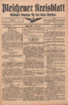 Pleschener Kreisblatt: Amtlicher Anzeiger für den Kreis Pleschen 1916.04.12 Jg.64 Nr30