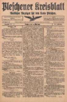 Pleschener Kreisblatt: Amtlicher Anzeiger für den Kreis Pleschen 1916.04.29 Jg.64 Nr35