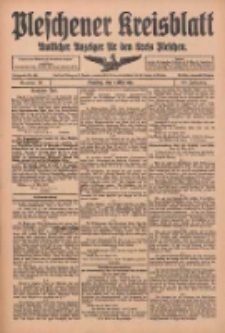 Pleschener Kreisblatt: Amtlicher Anzeiger f&uuml;r den Kreis Pleschen 1916.05.03 Jg.64 Nr36