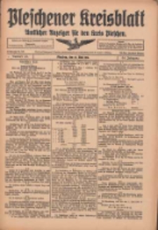 Pleschener Kreisblatt: Amtlicher Anzeiger f&uuml;r den Kreis Pleschen 1916.05.27 Jg.64 Nr43