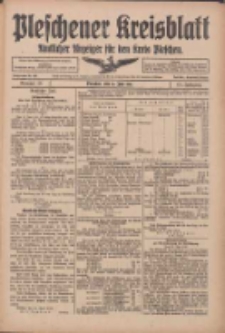 Pleschener Kreisblatt: Amtlicher Anzeiger f&uuml;r den Kreis Pleschen 1916.06.14 Jg.64 Nr48